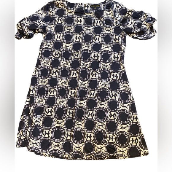 EUC Always Indigo Blue & White Midi Dress 2XL - Picture 3 of 8